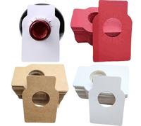 Baokuan Étiquettes De Cave À Vin 150 Pièces, Étiquettes De Goulot De Bouteille De Vin, Étiquettes De Support De Cave Réutilisables, pour Casiers À Vin Caves pour Marquer Le Millésime Le Type De Vin