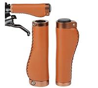 Baokuan Gitrebar De Vélo Grips PU Le Cuir en Cuir Souple Poignée De Vélo pour Le Guidon Cordant À Main pour Vélo Ergonomique À Main pour Vélo De Montagne