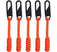 Baokuan Lot De 5 Tirettes De Fermeture Éclair Durables pour Cordon De Rechange, Extension Pratique De Fermeture Éclair pour Sacs À Dos, Vestes, Bagages, Étuis