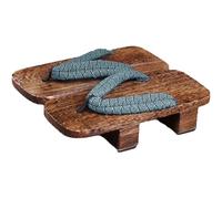 Baokuan Pantoufles pour Hommes Sabots en Bois Japonais Sandales Geta Florales Pantoufles Geisha Chaussures De Sabot De Cosplay Accessoires De Costume Kimono pour Sabots Pantoufles De Maison