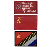 Baokuan Patchs Russes Drapeau De L'union Soviétique, Patch Brodé, Emblème d'avion De Combat De Pilote De Drone Russe, Badge De Brassard Russe en Tissu