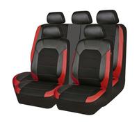 BaoLianBaiHuo Housses de Siège de Voiture pour Lexus NX 300 2000-2023, Cuir Avant Arrière Coussins Couvre Respirant Imperméable Accessoires, E/Black Red