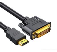 baolongking Câble DVI bidirectionnel - Adaptateur DVI 1080P - Vidéo haute vitesse - Compatible avec ordinateur, PC, Raspberry Pi, Roku, Xbox One, PS4, PS3, carte graphique - 1 mètre