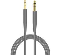 baolongking Câble jack stéréo de rechange pour casque Bose oe2 / oe2i / AE2 / QC25 QC35, 3,5 mm - fiche 2,5 mm (gris)