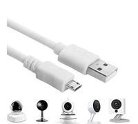 baolongking Câble USB pour Wyzecam, Wyzecam Pan, YI Camera, Nestcam en intérieur, numérique, Kasacam en intérieur, USB vers Micro Câble de chargement pour caméra de sécurité (3 mètre)