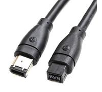 baolongking IEEE 1394 Câble adaptateur FireWire 400 vers 800 6 broches mâle vers connecteur mâle 9 broches FW 800 1,8 m (câble 6 broches vers 9 broches)