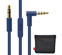 baolongking Remplacement de câble/Fil pour Beats câble audio + Télécommande/Micro pour Beats by Dr. Dre Casque Solohd/Studio/Pro/Detox/sans fil (Blau)