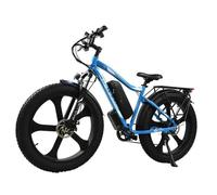Baolujie Vélo Électrique 26 Pouces - Shimano 7 Vitesses - Vitesse Maximum 45km/H - Frein Mécanique - Moteur 500w - Batterie Amovible Multicolore