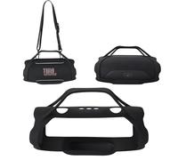 Baomaeyea Coque en silicone pour J-BL Xtreme 5, résistante aux chocs et aux chutes, compatible avec haut-parleur Xtreme 5, housse de transport portable pour l'extérieur et les voyages (noir)
