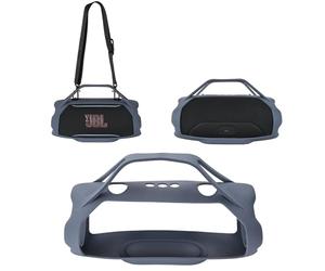 Baomaeyea Coque en silicone pour J-BL Xtreme 5, résistante aux chocs et aux chutes, compatible avec haut-parleur Xtreme 5, housse de transport portable pour l'extérieur et les voyages (bleu)