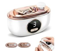 Baomaeyea Coupe-ongles électrique, lame cachée à trois vitesses avec | Outil de coupe automatique, conception de coupe sécurisée, coque en PC rechargeable par USB, affichage LED numérique clair