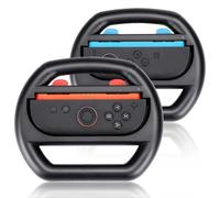 Volants pour Switch 2,Nintndos Switch 2 Racing Wheels pour Mario Kart 8 Deluxe,2 Pack Switch2 JoyCons Controller Wheel Accessoires,Ergonomique avec poignée antidérapante et montage à libération rapide