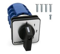 Baomain Commutateur rotatif universel SZW26-63/0-3.3 660 V 63 A 4 positions 3 phases