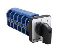Baomain Commutateur rotatif universel SZW26-63 660 V 63 A 3 positions 5 phases