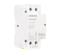 BAOMAIN Contacteur CA, 2 pôles NC, 63A, 220V/240V, tension de bobine, 35 mm Montage sur rail DIN, VDE approuvé, BCT-63/02_2NC (2P 2NC 220V)