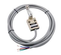 BAOMAIN Interrupteur de Fin de Course Industriel BM-3104 (TZ-3104), Levier à Rouleau Robuste, Étanche IP67, Contact Momentané SPDT (1NO+1NC), Commutateur de Position pour CNC et Automatisme