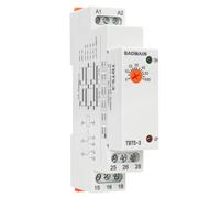 Baomain Relais temporisé mono-fonction, 5 A AC/DC24 V-240 V, 0~60s NO/NC 2 SPDT, montage sur rail DIN TBT5-3 (1C ON-Instantaneous & 1C ON-Delay)