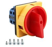 BAOMAIN SZW26-20/2GS Commutateur à Came Rotatif AC 660V 20A, 2 Positions (ON-OFF), 8 Bornes à Vis,Interrupteur de Commande Universel pour Tableau Électrique et Moteur
