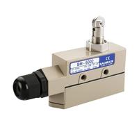Baomain TZ-6 Sealed Limit Switch, BM-6002 15A/250VAC, Parallel Roller Plunger Switch, IP65 Waterproof CE Listed