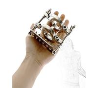 BAOMAZ4 Bondage Presse à Testicules avec Ball Stretcher Système d'Étirage en Acier Inoxydable Spike Crusher SM Presse à Testicules Système d'Étirage Balle Anneau Bondage Sexuels Érotiques Couples