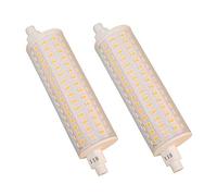 BAOMING Lot de 2 ampoules LED R7S - 118 mm - Intensité variable - Blanc chaud 2700 K - Remplace les ampoules halogènes R7S 118 mm - 100 W - 230 V - Pour spot de chantier, éclairage paysager, salon