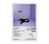 BAON Olivia Album Rodrigo Poster décoratif sur toile pour chambre à coucher - 30 x 45 cm