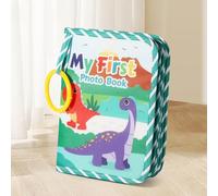 Baoqifong Album Photo Bébé - Souvenir Neutre | Livre Souvenir en Tissu Doux Famille | Pour Chambre Lit Siège Auto Voyage Maison Cadeau Grossesse Filles Garçons Parents