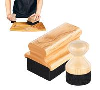 Baoqifong Applicateur d'Huile pour Planche à Découper, Nettoyant à Huile pour Planches de Boucher, Applicateur de Cire Restaurateur pour Ustensiles de Cuisine en Bois