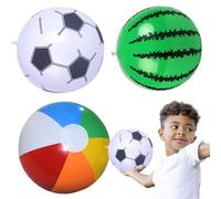 Baoqifong Ballons de plage pour, petit ballon de plage - Balle de billard pour tout-petits 3 pièces | Ballons de de 12 pouces pour, jouets de piscine, balles de piscine pour, jouets de