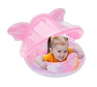 Baoqifong Bouée pour Bébé | Radeaux de Protection Solaire pour Bébé avec Toit - Flotteur Papillon Jeu Été Extérieur Plage Piscine