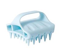 Baoqifong Brosse Massante Pour Cuir Chevelu En Silicone | Idéale Pour Un Nettoyage Et Massage Relaxant Doux,Brosse Massante Portable Shampooing Silicone Humide et Sec Types de Cheveux Voyage Douche