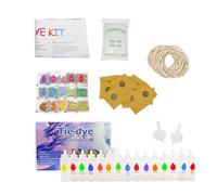 Baoqifong Couleurs Tie Dye, Kit pour Décorer Chaussettes, Set de Teinture Artisanale pour Vêtements Accessoires Maison Extérieur Écharpes Famille Casquettes Serviettes École