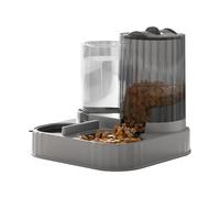 Baoqifong Distributeur Automatique de Nourriture pour Animaux,Accessoire Alimentation Animaux Grand Récipient à Croquettes - Distributeur de Nourriture et Eau pour Chien et Chat - pour Chaton et Chat