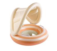 Baoqifong Flotteurs de Piscine pour Bébés | Siège Flottant pour Tout-Petits,Apprentissage Réglable Bébé Protection Solaire