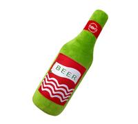 Baoqifong Jouets pour Chien Qui Couinent | Jeu en Forme de Bouteille de Vin,Doudou à Mâchouiller pour Chiot - pour Mastication Jeu de Rapprochement Stimulation Mentale et Activité Physique