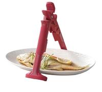 Baoqifong Pince pour Chaud | Pince Sécurisée Anti-Brûlure pour Casseroles | Double Fonction pour Bols Antidérapante et Protège-Mains Isolant pour Cuisson et Four