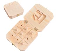 Baoqifong Planche En Bois à Picots pour la Dextérité des Doigts,Planche En Bois Pour Développer La Motricité Fine | Planche À 9 Tiges Pour Améliorer La Coordination Visuo Motrice Et L'Agilité