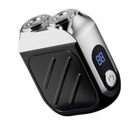 Baoqifong Rasoir Électrique Mini,Rasoir Électrique avec Affichage Numérique, De Poche Pour Hommes - Pour Maison, Salle De Bain, Sous La Douche, Camping, Hôtel, Voyage D'Affaires Et