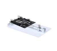 Baoqifong Support pour Circuit Imprimé PCB - Dispositif de Réparation Électronique - Support Étau avec Rangement pour Composants et Fils Soudure Réparation Mobile à Domicile