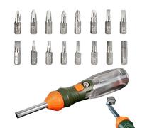 Baoqifong Tournevis À Cliquet - Tournevis Magnétique à Cliquet - Outils Manuels De Précision Avec Embout Plat Sécurisé Pour Électronique Dans Coffret De Poche