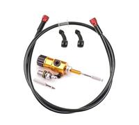 baoquan levier d'embrayage de moto Levier d'embrayage et frein hydraulique universel compatible avec maître-cylindre 22 mm pour motos route pour pit bikes(Gold one set)