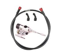 baoquan levier d'embrayage de moto Levier d'embrayage et frein hydraulique universel compatible avec maître-cylindre 22 mm pour motos route pour pit bikes(Silver one set)