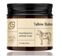 Baorder Suif de bœuf pour la peau,Crème pour le visage de soif de bœuf bio,Hydratant pour le corps entièrement naturel pour le visage nourrit la peau,Suif de bœuf fouetté nourri à l’herbe biologique