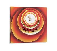 BAOSANNIAN Impression sur toile Stevie Wonder Songs in The Key of Life - Décoration murale pour salon, chambre à coucher - Style cadre - 30 x 30 cm