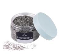 BAOSHISHAN Aiguilles de polissage magnétiques en acier inoxydable 0.3 × 5mm | 300g，Média de polissage résistant à la corrosion pour bijoux, finition et ébavurage des métaux