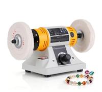 BAOSHISHAN Mini polisseuse de banc à vitesse variable 3900-10000 tr/min - Touret à polir 320W pour bijouterie et lustrage