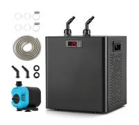 BAOSHISHAN Refroidisseur d'aquarium 300L | 1/3 cheval-vapeur, idéal pour axolotls/coraux/hydroponie intérieure, eau douce et eau de mer