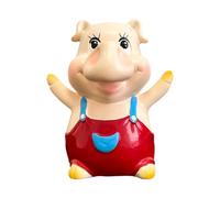 Baosity Figurine de Cochon Amusante, Porte-lunettes Décoratif pour Table de Chevet Ou étagère