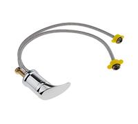 Baosity Robinet Mitigeur en Laiton Chromé Cartouche Céramique Résistant et Durable pour Salon de Beauté / Salon de Coiffure / Lavabo / Cuisine / Shampooing - 80 cm