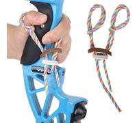 BAOSROY Sangle de Tir à l'arc,Tir à l'arc Doigt Sling,Tir Arc Finger Sling,Dragonne Doigts tir à l'arc,Sangle Réglable Raite à Main,Réglable Corde d'arc Tir à l'arc de Doigt d'arc Classique